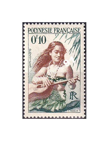 POLYNESIE n° 1, Collection timbres Dom-Tom