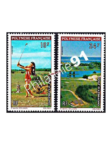 POLYNESIE - n°  94 à 95 ** - Thème sport