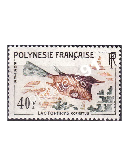 POLYNESIE n° 21 charnière, Collection timbres Dom-Tom