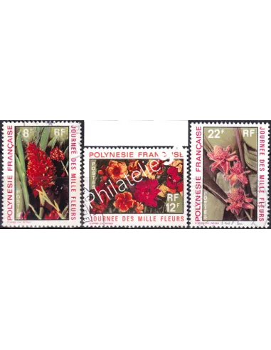 POLYNESIE n° 83 à 85, Collection timbres Dom-Tom
