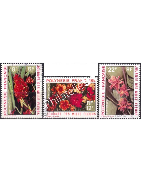 POLYNESIE n° 83 à 85, Collection timbres Dom-Tom