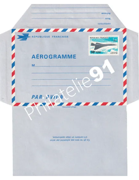 Réunion, Entier postal  n° 1 non plié, collection timbres collonies