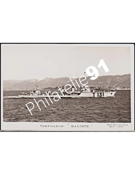 Carte postale - Torpilleur -BALISTE- (2) - Flotte française 39/4