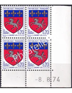 Coin daté sur timbres n° 1510, Collection timbres France