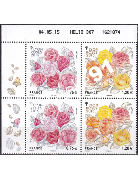 Coin daté sur Timbres n° 4957 à 4958, Collection timbres France