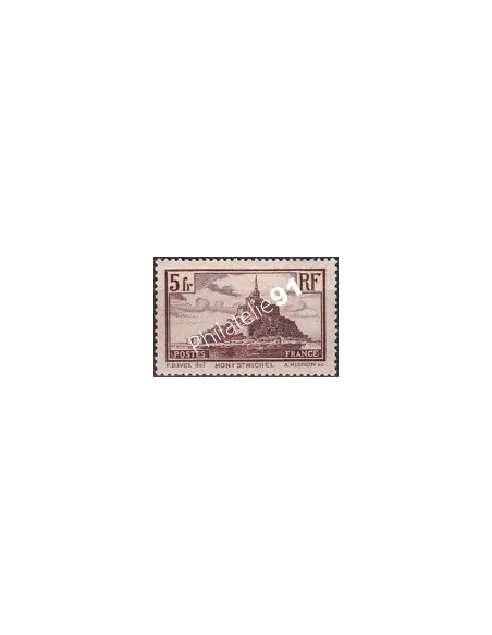 Variété sur timbre n° 260, collection timbres France