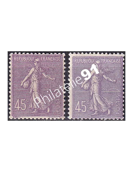 Variété sur timbre n° 197, collection timbres France
