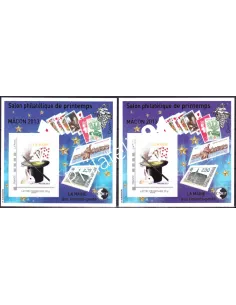 Variété sur bloc CNEP n° 63, collection timbres France