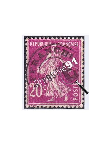 Variété sur timbre Préoblitéré n° 55b, sans gomme, timbres France