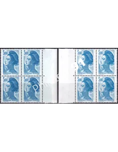 Variété sur n° 2320b, Bloc de 4, Collection timbres France