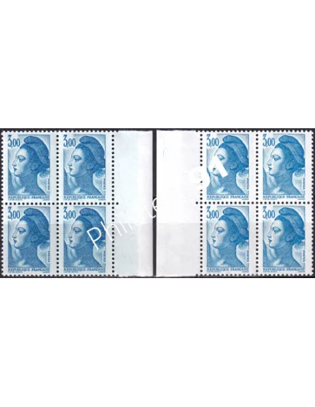 Variété sur n° 2320b, Bloc de 4, Collection timbres France
