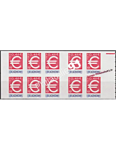 Carnet de Timbres neuf de France n° : 3215-C1.repère rouge à droite