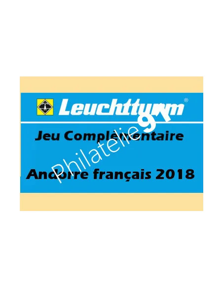 LEUCHTTURM Andorre poste française 2018, matériel philatélique
