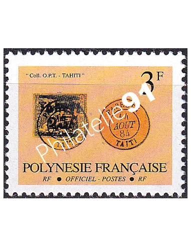 POLYNESIE, Service n° 18, Collection timbres Dom-Tom