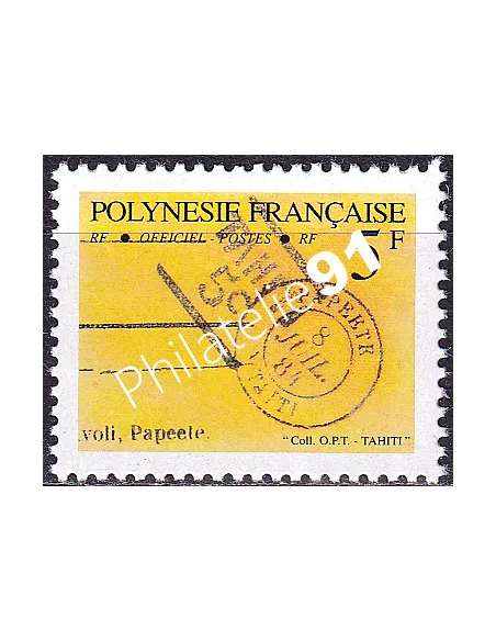 POLYNESIE, Service n° 19, Collection timbres Dom-Tom