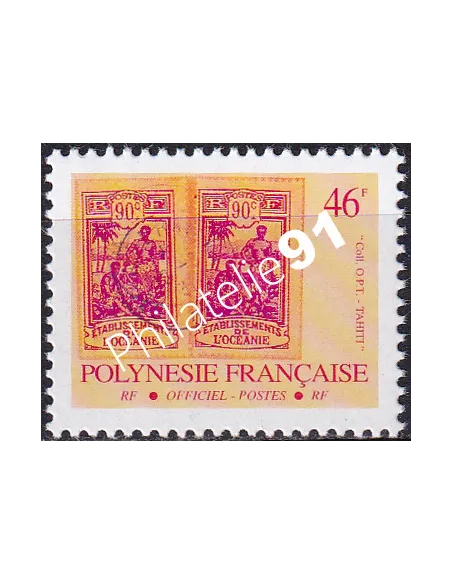 POLYNESIE, Service n° 22, Collection timbres Dom-Tom