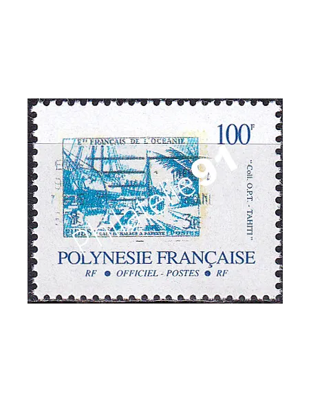 POLYNESIE, Service n° 24, Collection timbres Dom-Tom
