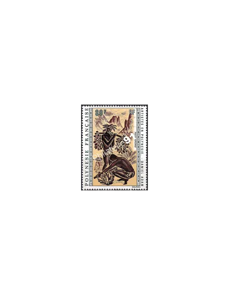 POLYNÉSIE, PA n°  68, collection timbres Dom-Tom
