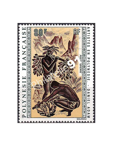 POLYNÉSIE, PA n°  68, collection timbres Dom-Tom