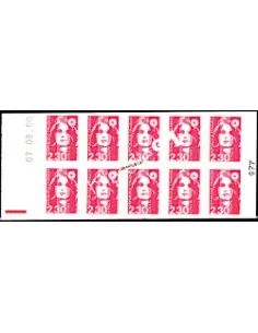 Carnet n° 2630-C 2 - Type  BRIAT - Repère rouge + Date