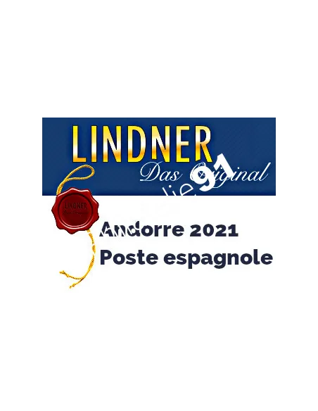 Andorre Espagnole 2021, LINDNER, matériel philatélique