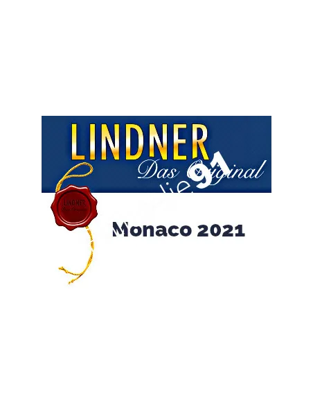 LINDNER - Feuilles pré-imprimées MONACO 2021, matériel philatélique