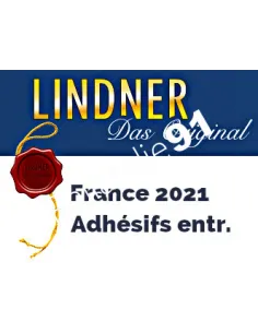 Lindner, FRANCE adhésifs 2021, matériel philatélique
