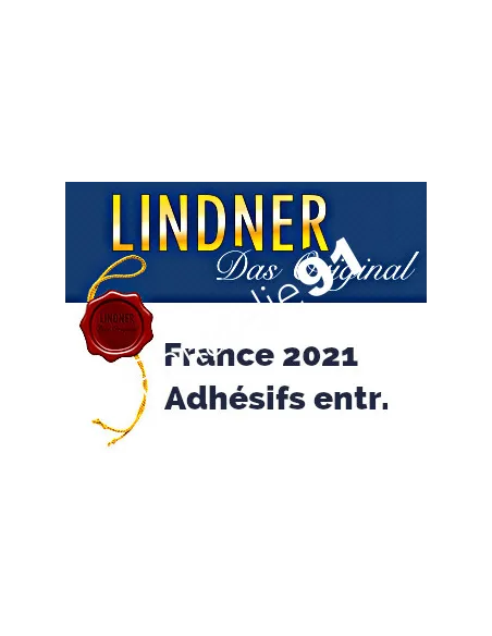 Lindner, FRANCE adhésifs 2021, matériel philatélique