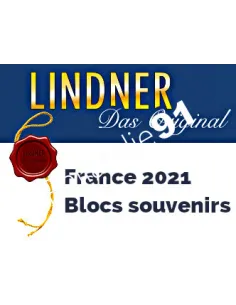 Lindner, FRANCE blocs souvenirs 2021, matériel philatélique