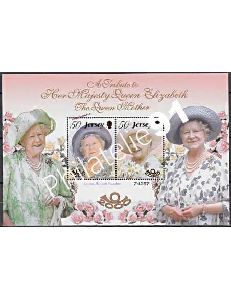 JERSEY - BF n°  32 ** - Centenaire de la Reine Mère Elizabeth