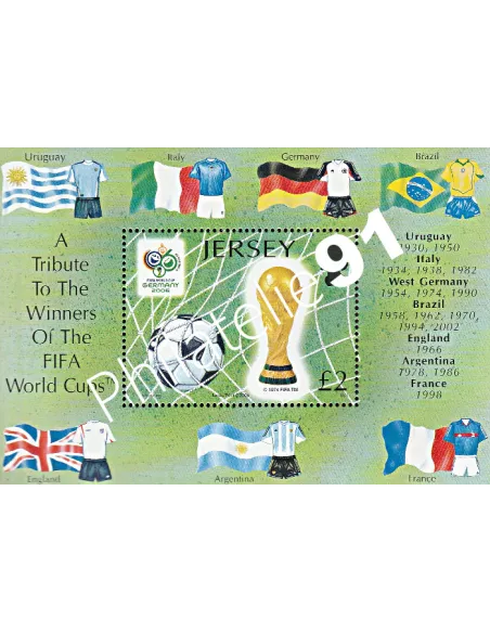 JERSEY - BF n°  70 ** - Coupe du monde de Football 2006 en Allemagne