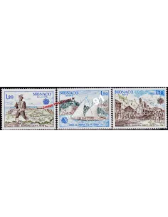 Timbres de MONACO n° 1186 à 1188 - Europa 1979 - Histoire postale