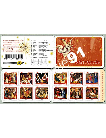 Carnet Nativité BC621 - Meilleurs voeux