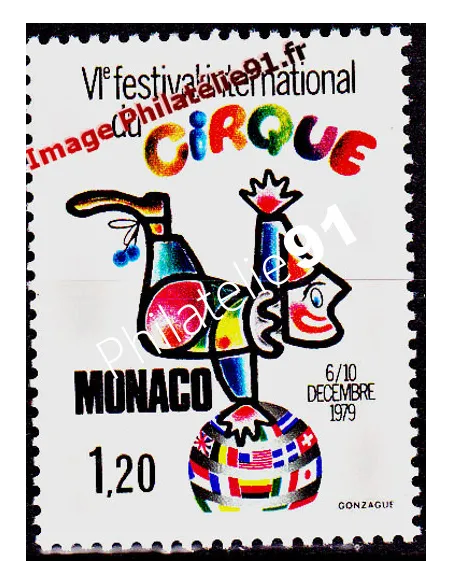 MONACO - n° 1201 - VIème festival du Cirque de Monte-Carlo - Clo