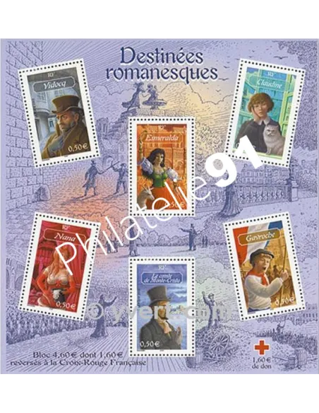 BF   60 - Personnages célèbres - Littérature