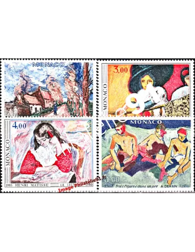 MONACO - n° 1241 à 1244 ** -Le Fauvisme- - Tableaux