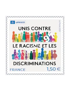 Timbre de service n° 180, Unesco, timbres de France