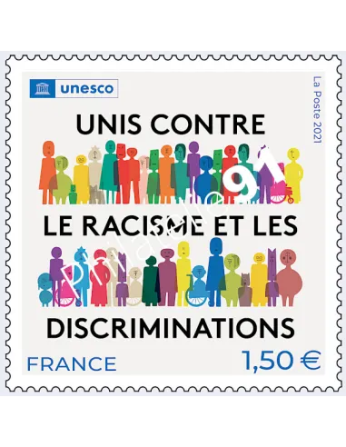 Timbre de service n° 180, Unesco, timbres de France