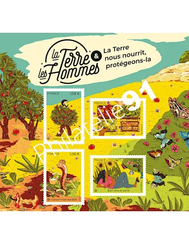 n° 5514 à 5517  ** - Feuille F5514 - La Terre et les Hommes