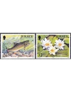 JERSEY, n° 984 à 985, Europa 2001, collection timbres Europe
