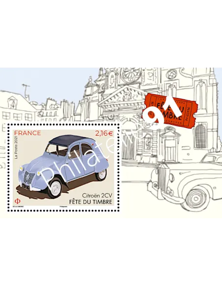 n° 5520 ** - Feuille F5520 - Fête du Timbre – Citroën 2CV