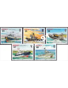 JERSEY, n° 1010 à 1014, collection timbres Europe