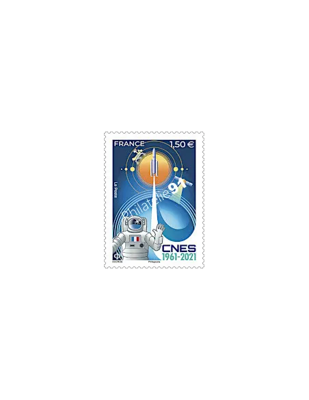 n° 5522 ** - CNES (Centre National d’Études Spatiales) - 1961-2021