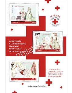 n° 5528 à 5530 ** - Feuille F5528 - Croix-Rouge française