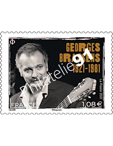 n° 5531 ** - Georges Brassens - 1921-1981