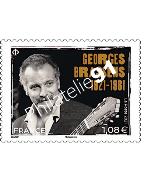 n° 5531 ** - Georges Brassens - 1921-1981
