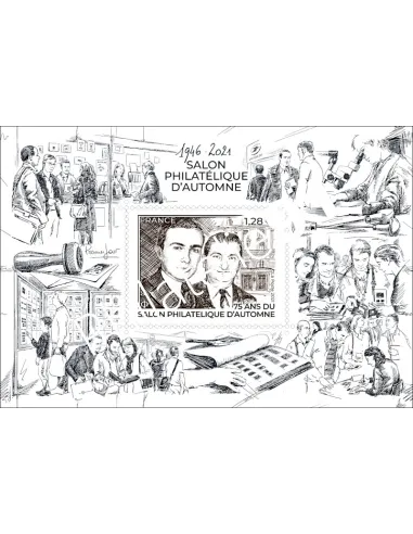 n° 5539 ** - Feuille F5539 - 1946-2021 - Salon Philatélique d’Automne