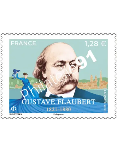 n° 5542 ** - Gustave Flaubert – 1821-1880