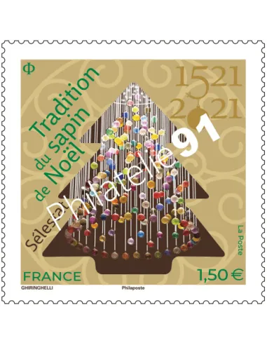 n° 5544 ** - 1521 - 2021 - Tradition du sapin de Noël - Sélestat