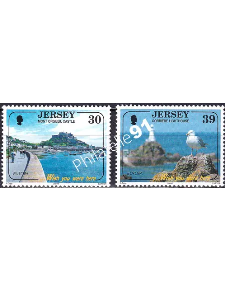 JERSEY, n° 1147 à 1148, Europa 2004, collection timbres Europe